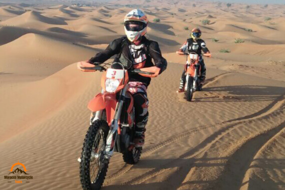 5 days moto ktm desert tour from Ouarzazate