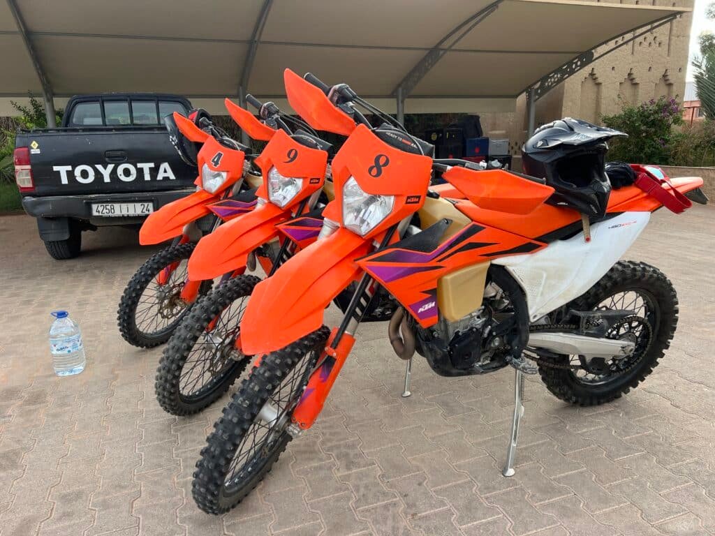 la ruta en moto de 7 días de ouarzazate a Merzouga